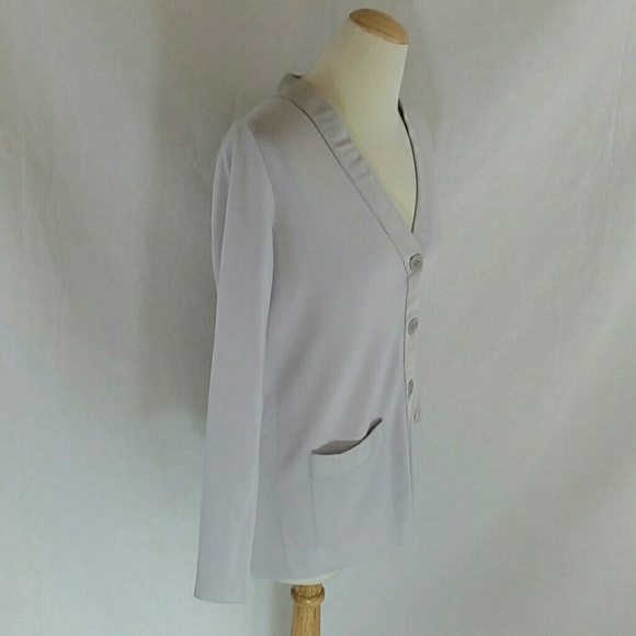 Banana Republic grey Merino wool cardigan sweater - Picture 3 of 5